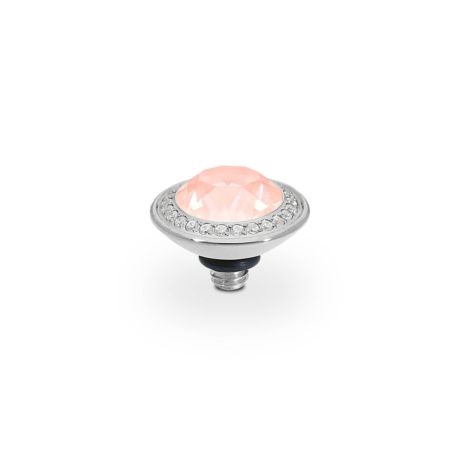 Tondo Deluxe Top 9 mm - Silber Crystal Flamingo Ignite