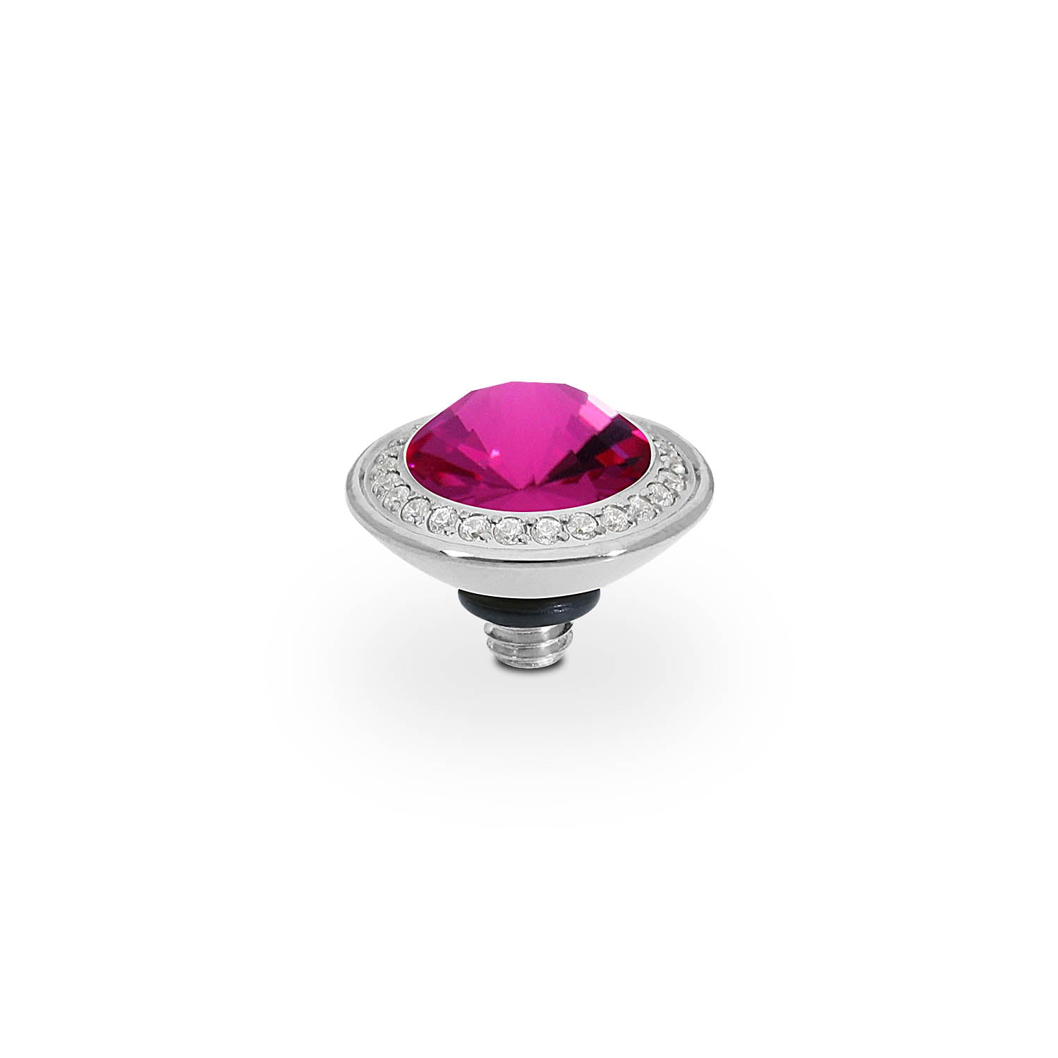 Tondo Deluxe Top 9 mm - Silber fuchsia