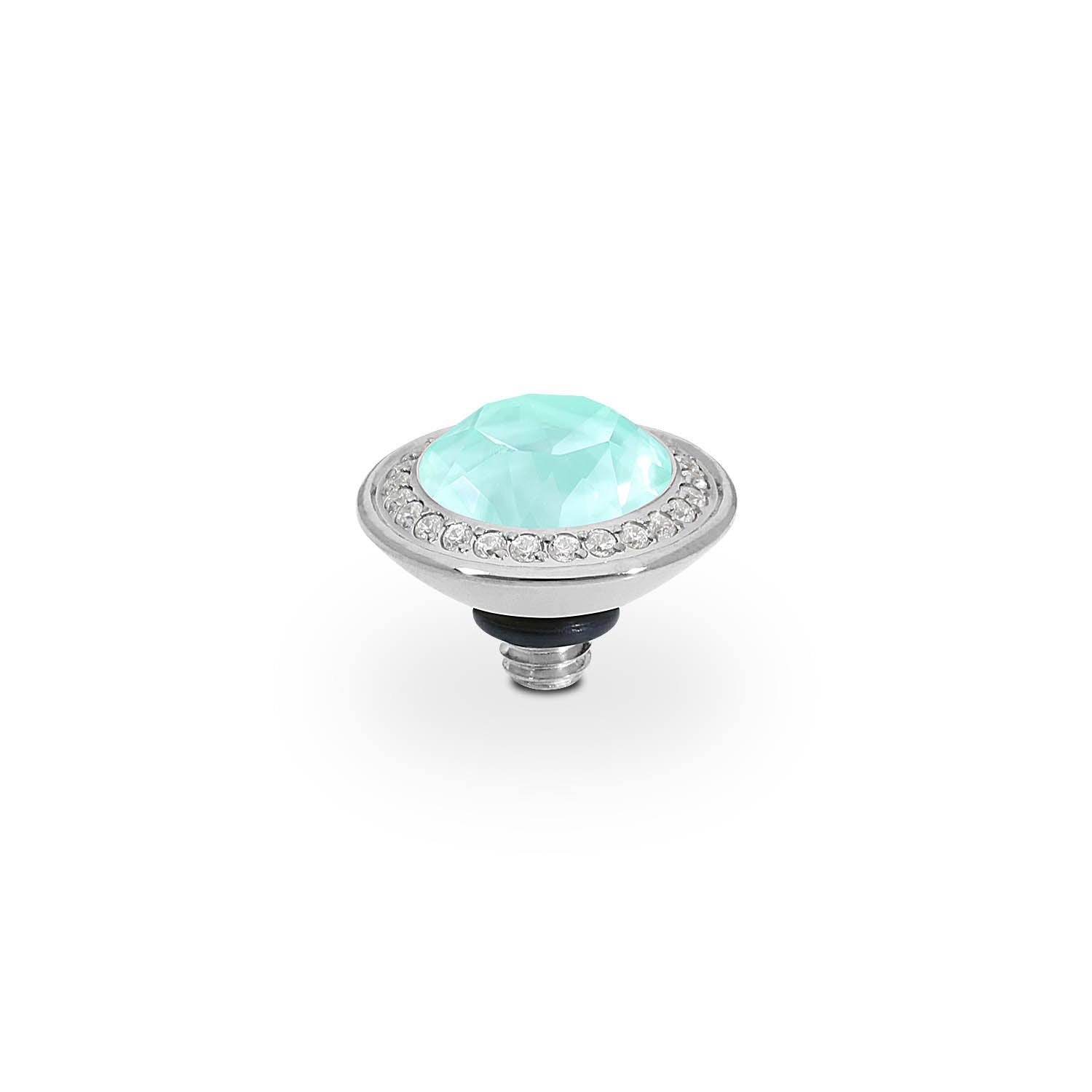 Tondo Deluxe Top 9 mm - Silber crystal soft mint ignite