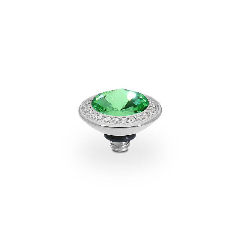 Tondo Deluxe Top 9 mm - Silber peridot