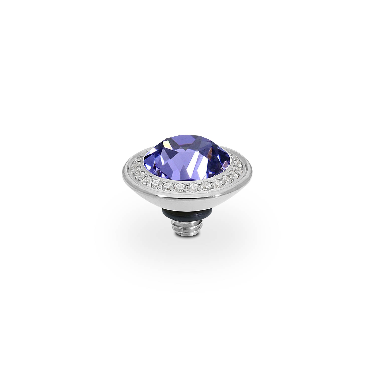 Tondo Deluxe Top 9 mm - Silber tanzanite