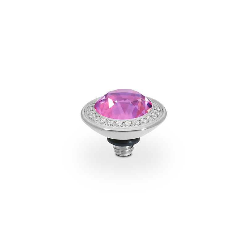 Tondo Deluxe Top 9 mm - Silber Crystal Orchid Ignite