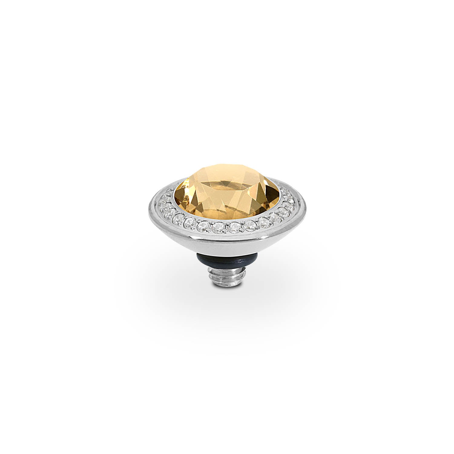 Tondo Deluxe Top 9 mm - Silber light colorado topaz ignite
