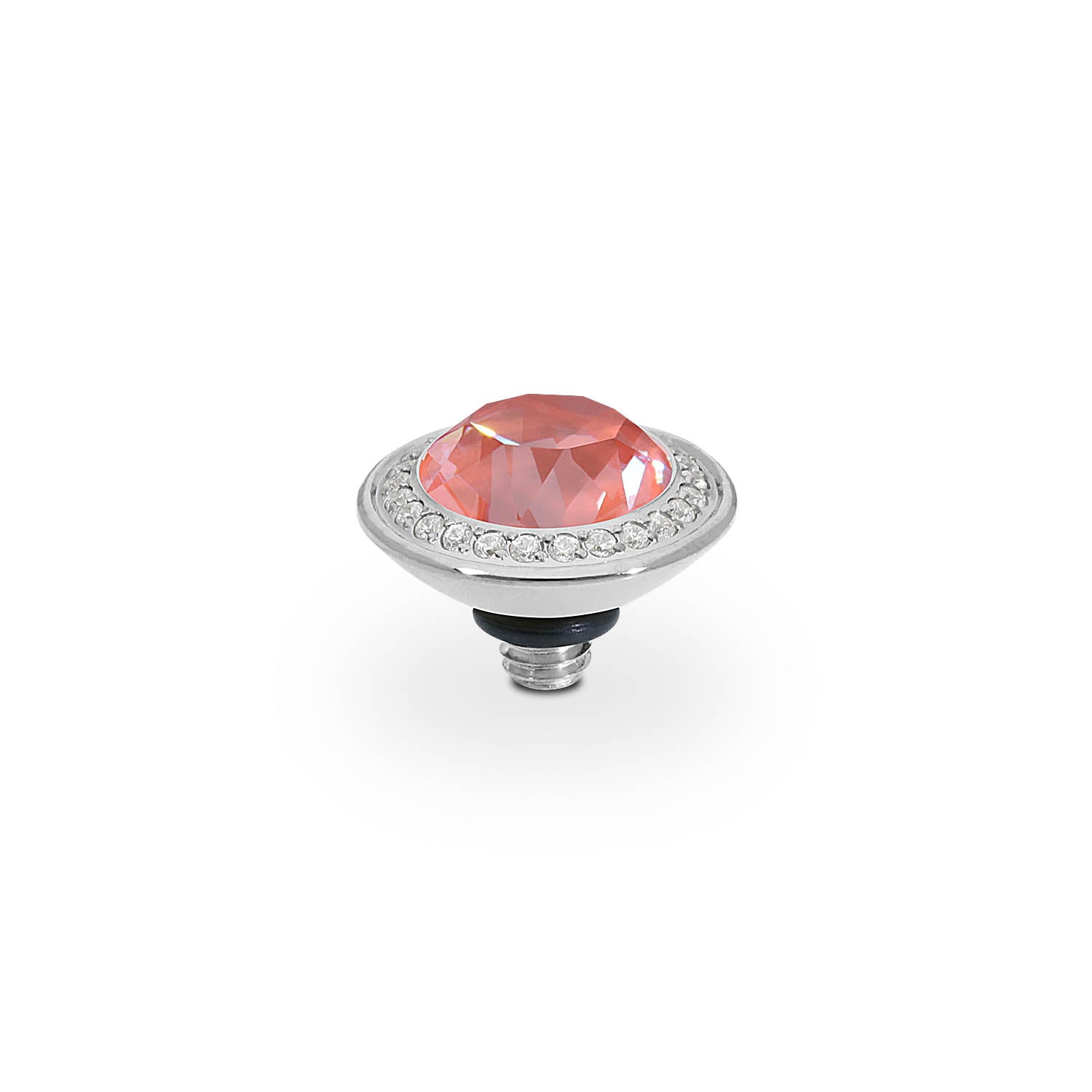 Tondo Deluxe Top 9 mm - Silber crystal maroon ignite