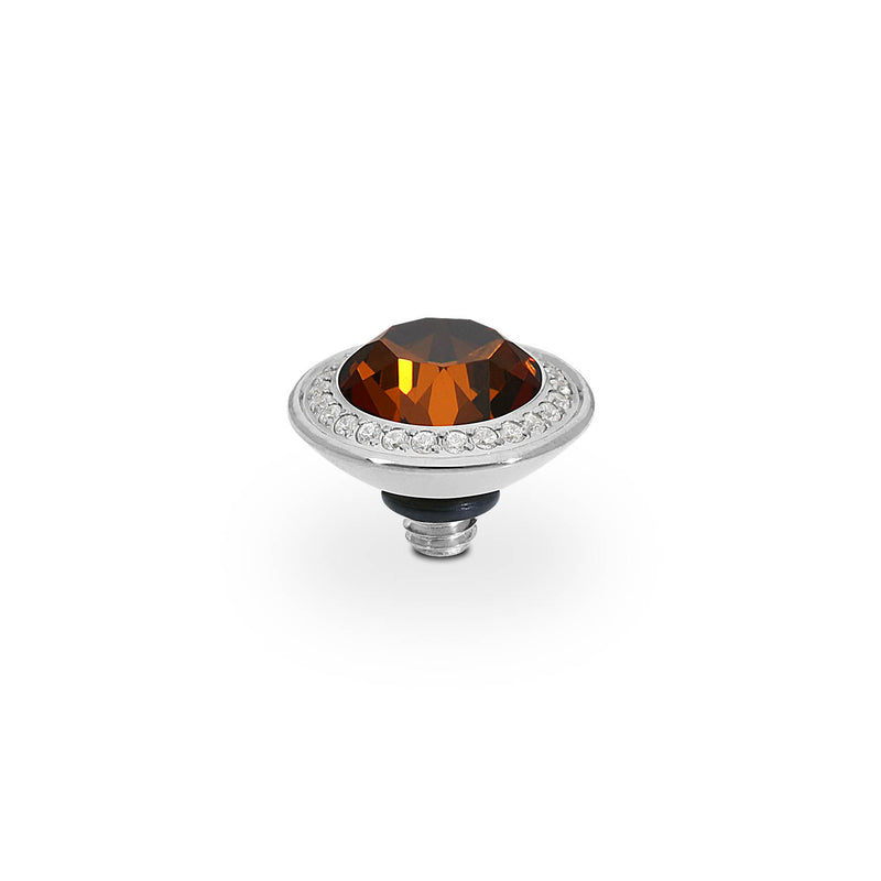 Tondo Deluxe Top 9 mm - Silber smoked amber