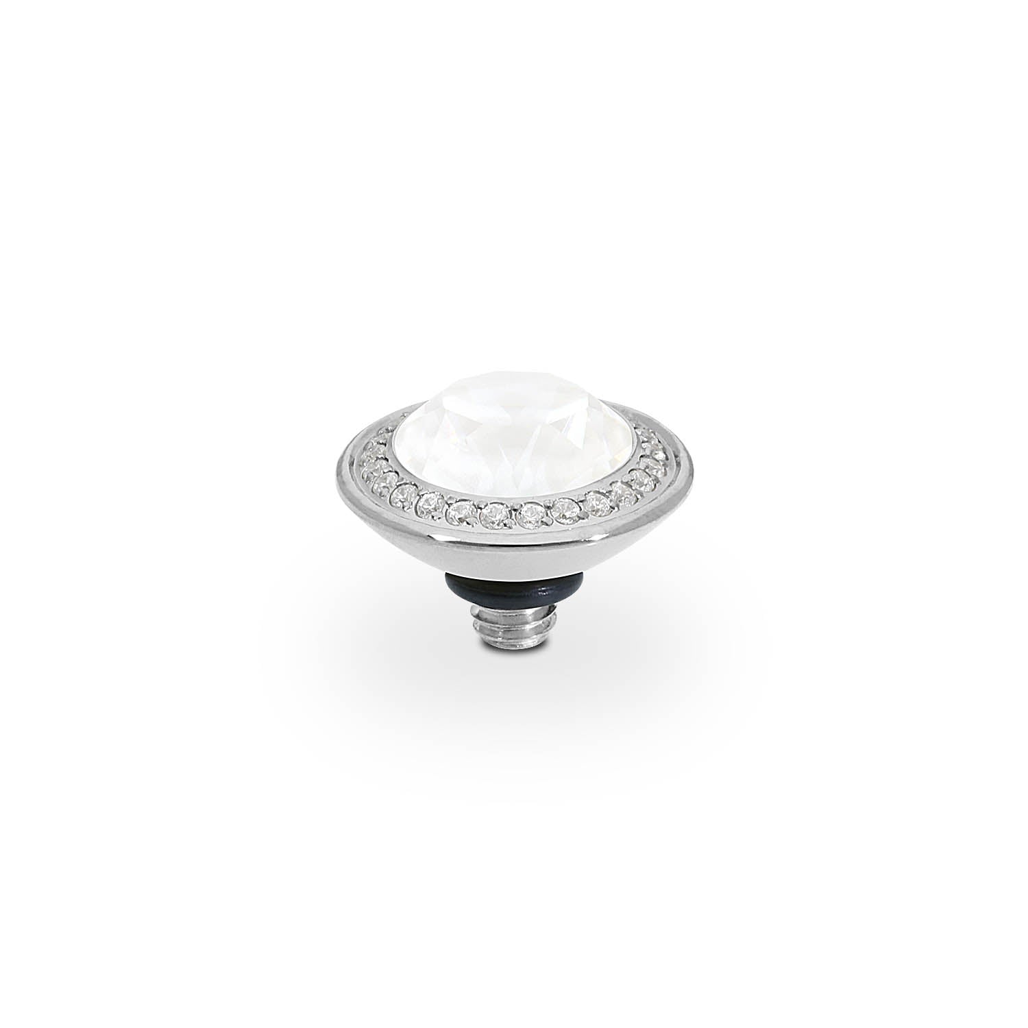 Tondo Deluxe Top 9 mm - Silber crystal electric white ignite