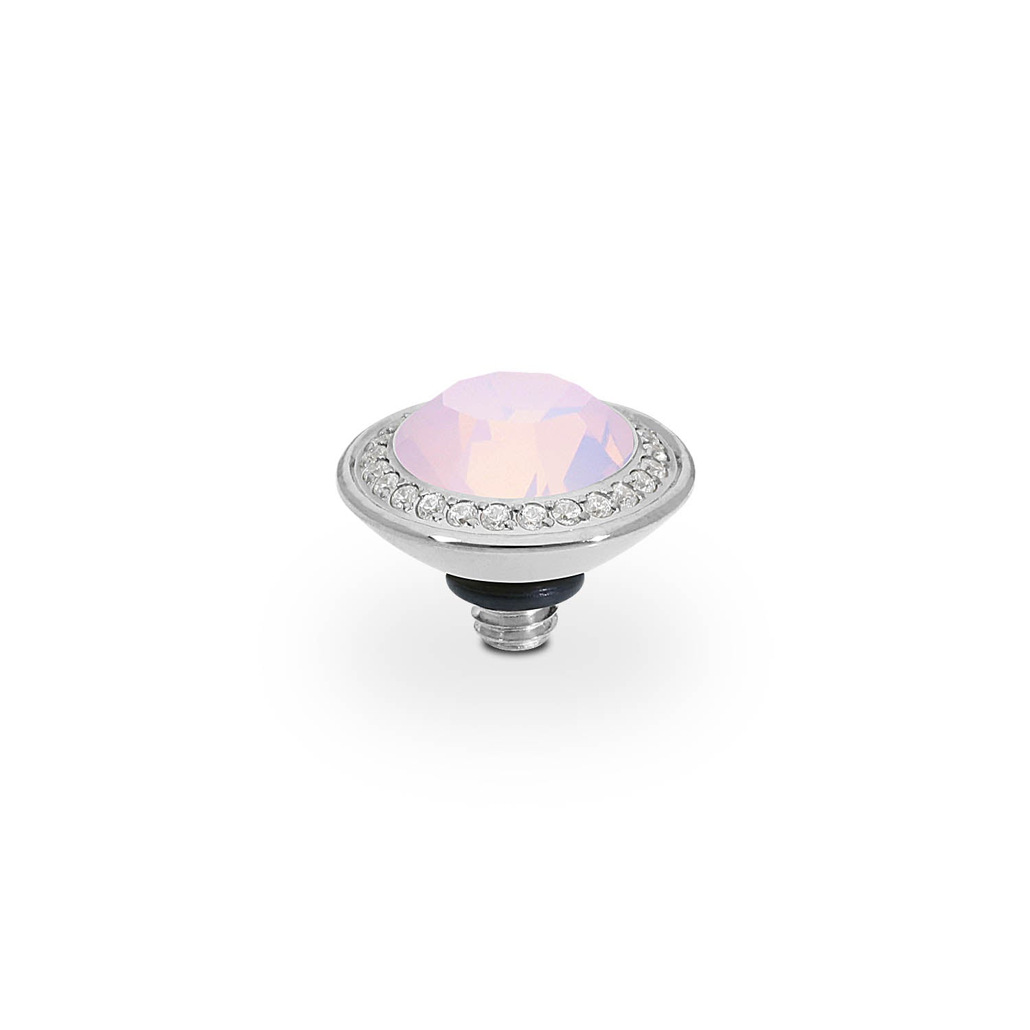 Tondo Deluxe Top 9 mm - Silber rose opal