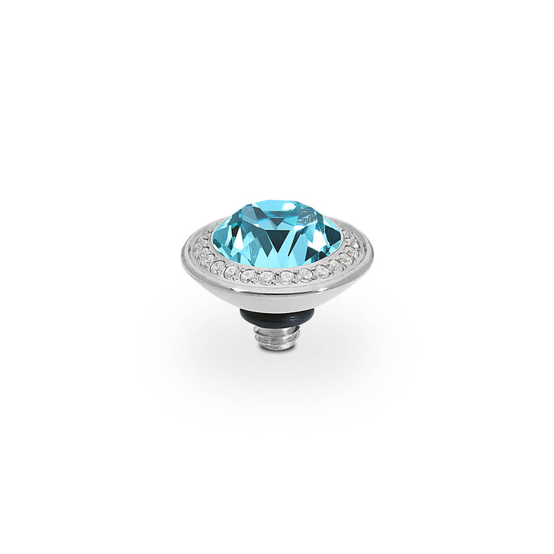 Tondo Deluxe Top 9 mm - Silber Light Turquoise