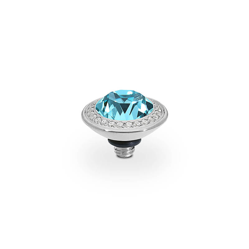 Tondo Deluxe Top 9 mm - Silber Light Turquoise