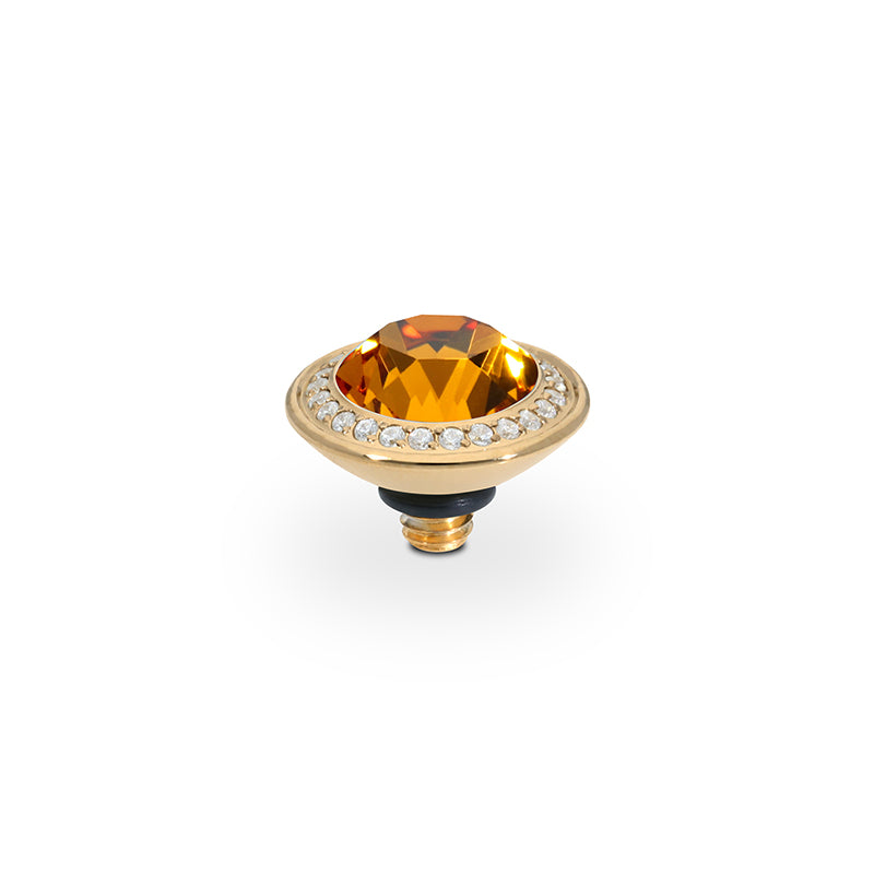 Tondo Deluxe Top 9 mm - Gold Topaz