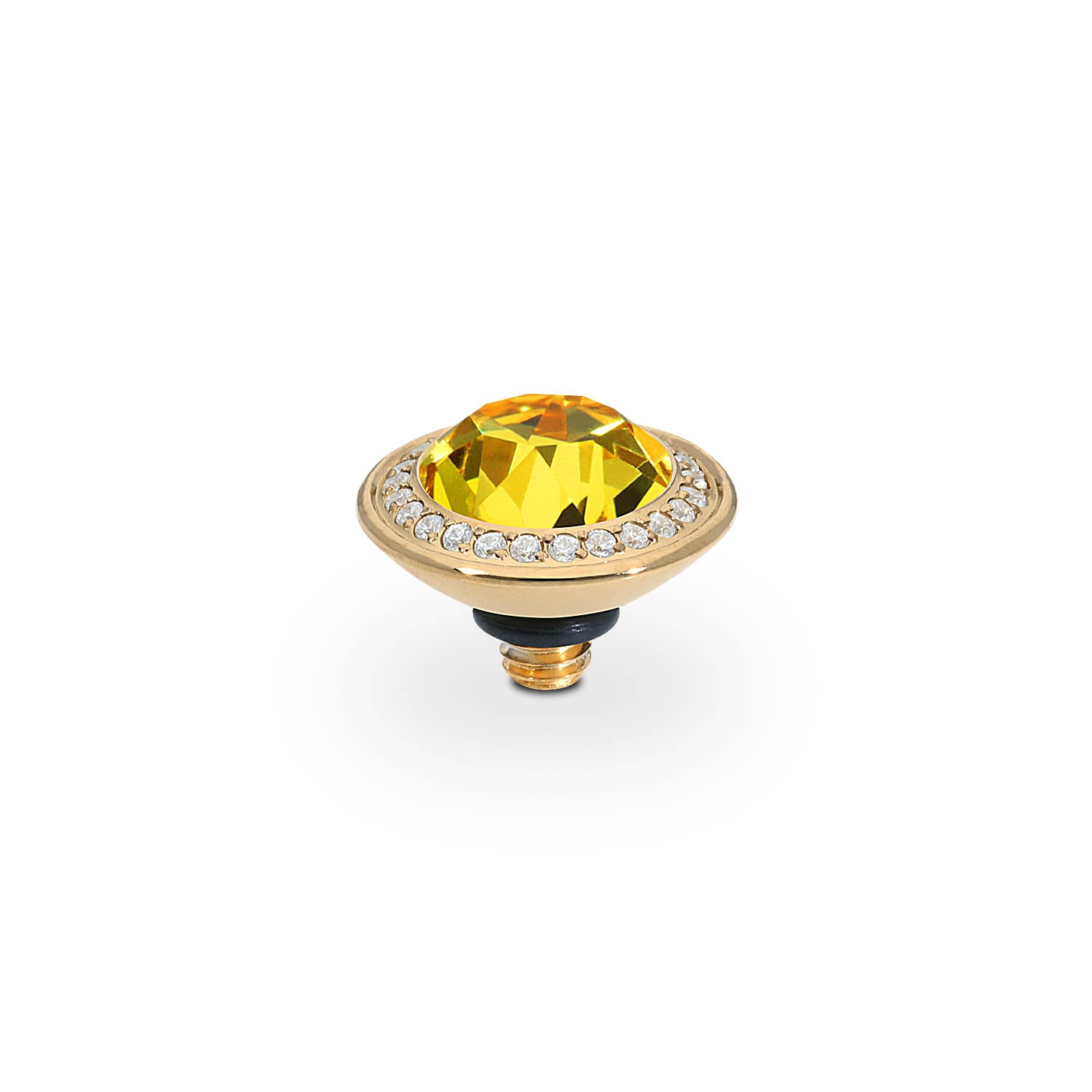 Tondo Deluxe Top 9 mm - Gold light topaz