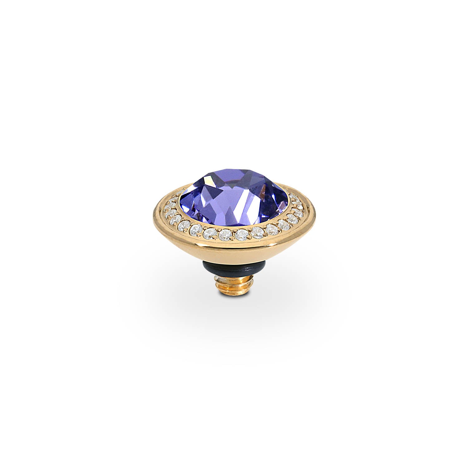 Tondo Deluxe Top 9 mm - Gold tanzanite