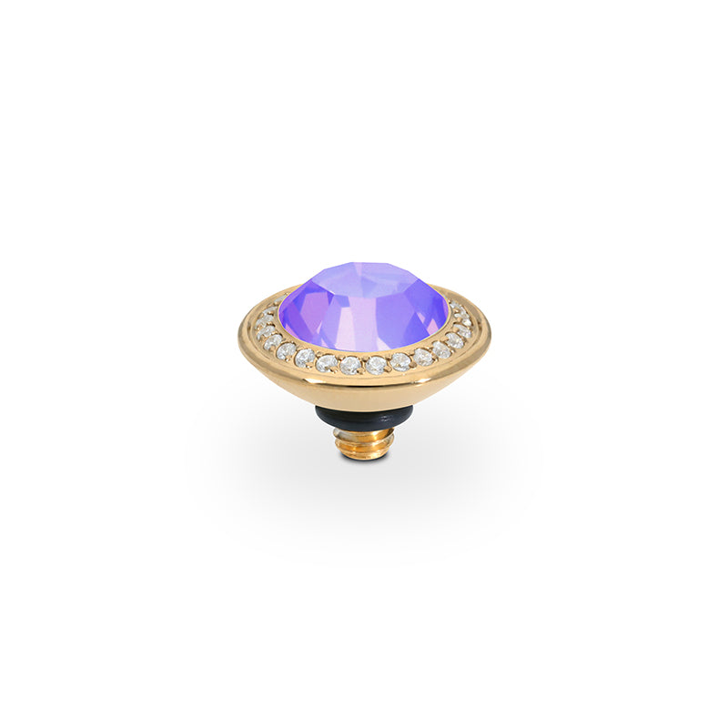Tondo Deluxe Top 9 mm - Gold Crystal Purple Ignite