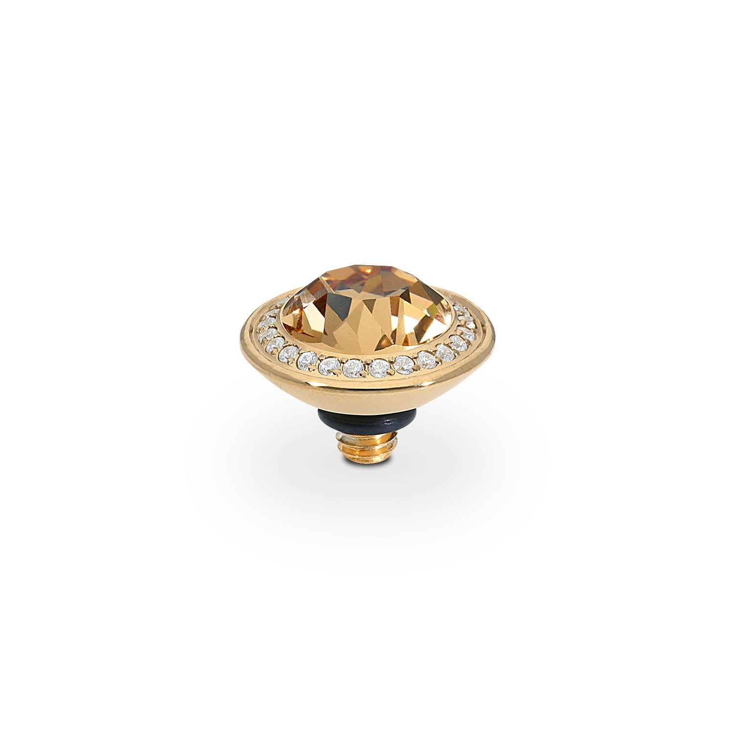 Tondo Deluxe Top 9 mm - Gold light colorado topaz