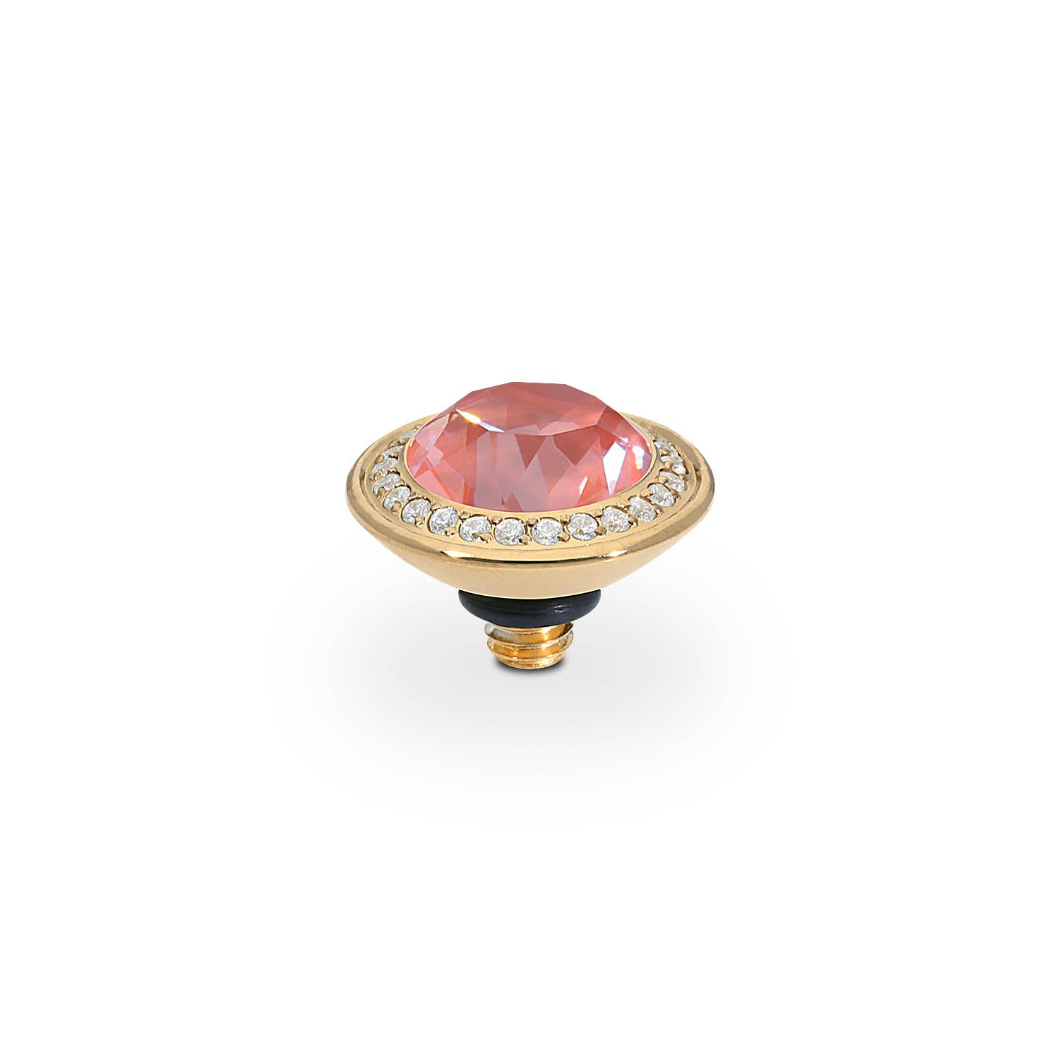 Tondo Deluxe Top 9 mm - Gold crystal maroon ignite