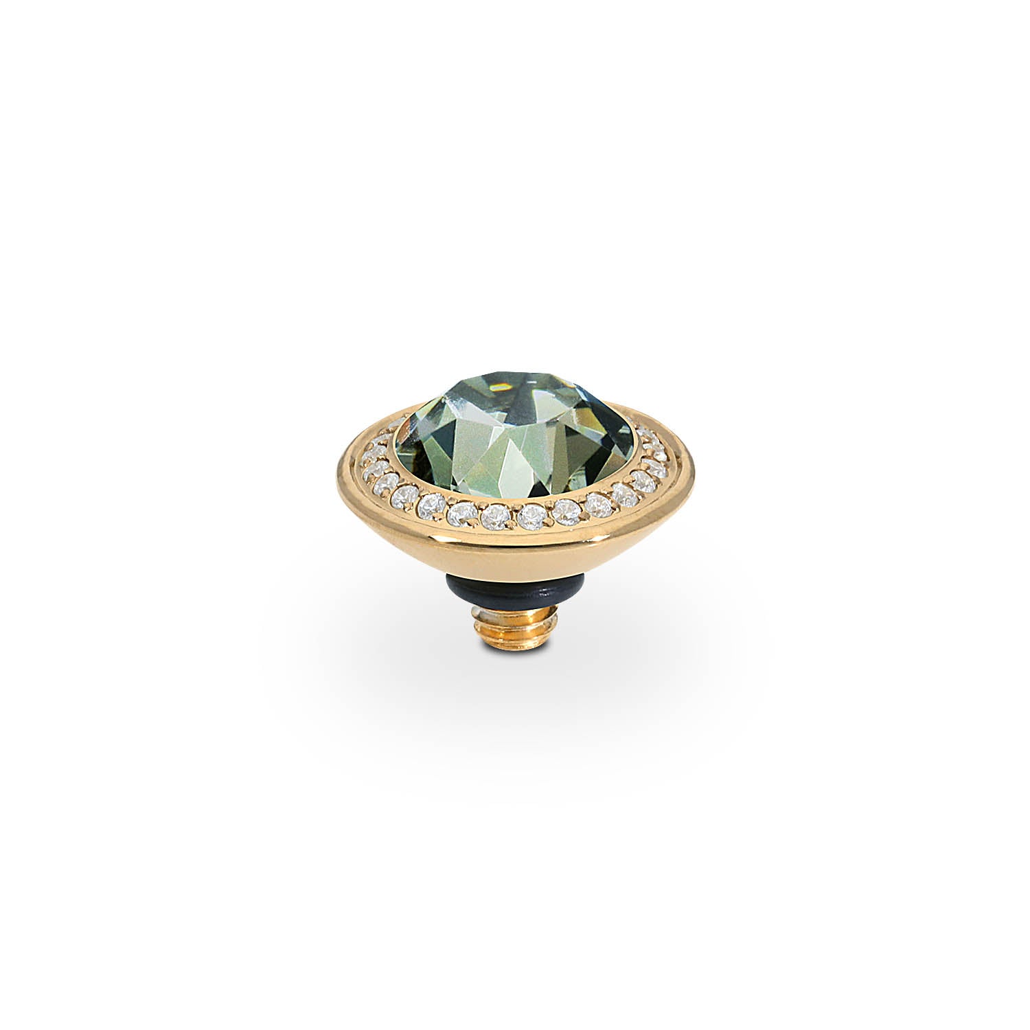 Tondo Deluxe Top 9 mm - Gold black diamond