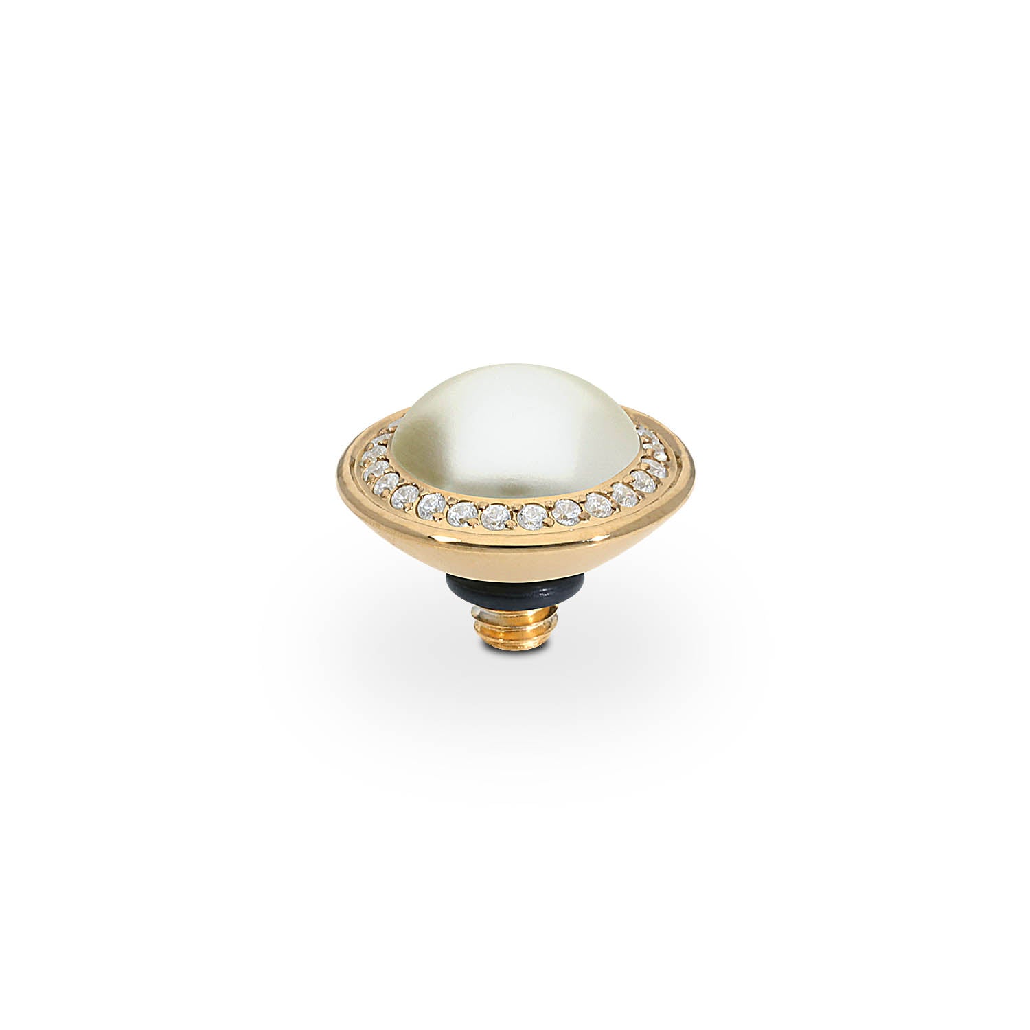 Tondo Deluxe Top 9 mm - Gold cream pearl