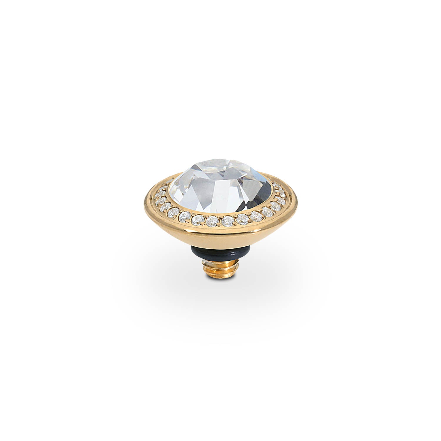 Tondo Deluxe Top 9 mm - Gold crystal