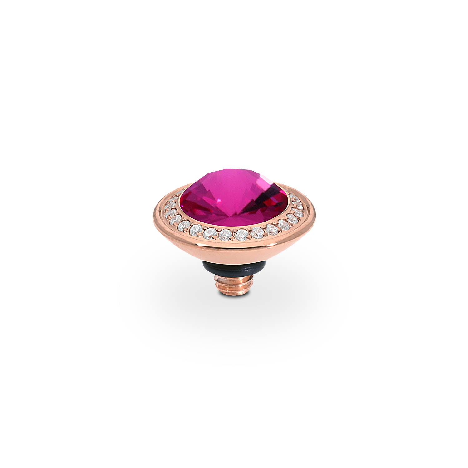 Tondo Deluxe Top 9 mm - Roségold fuchsia