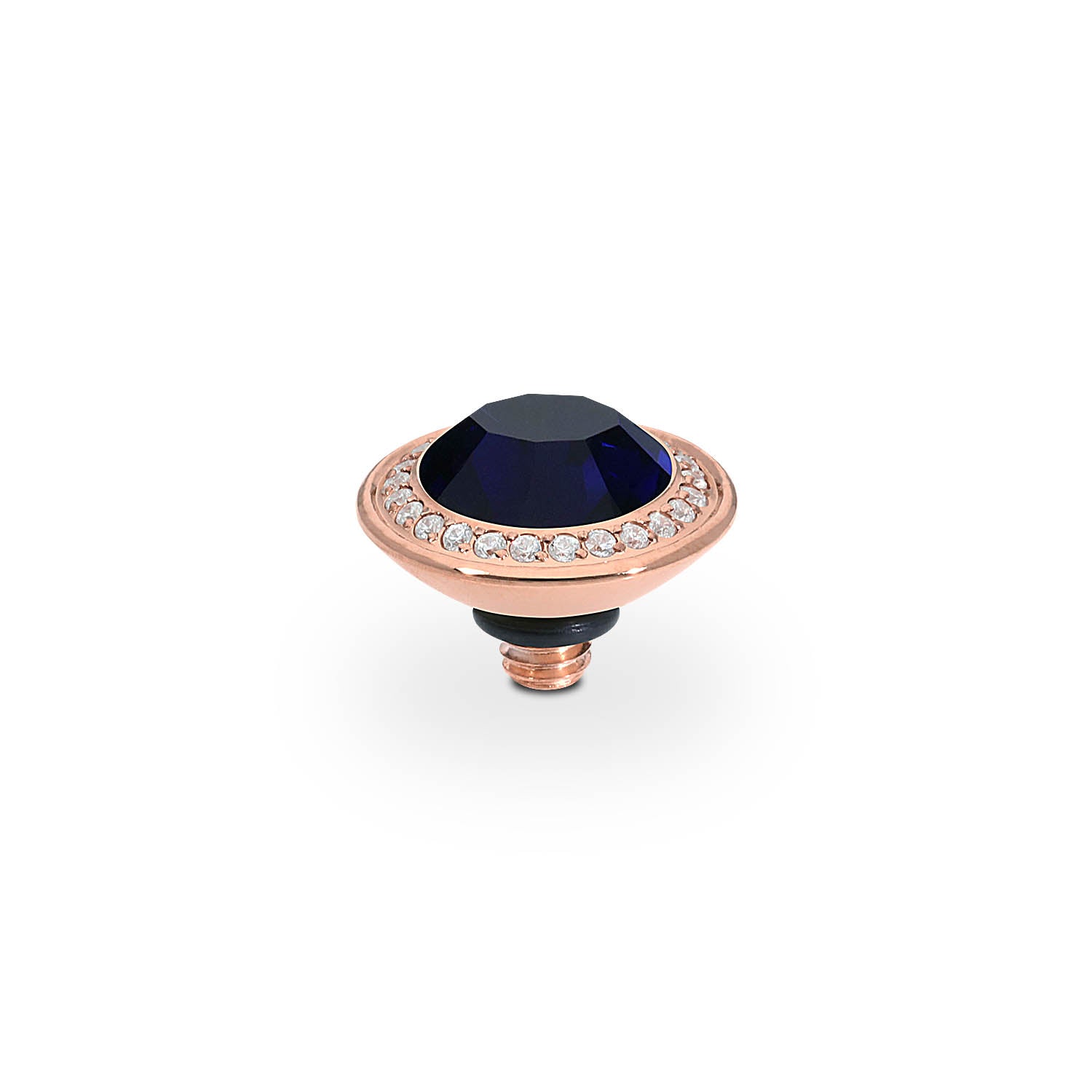 Tondo Deluxe Top 9 mm - Roségold Dark Indigo
