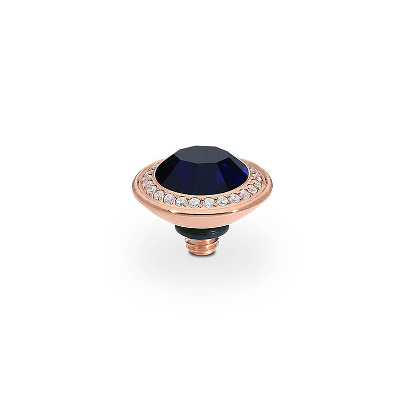 Tondo Deluxe Top 9 mm - Roségold Dark Indigo