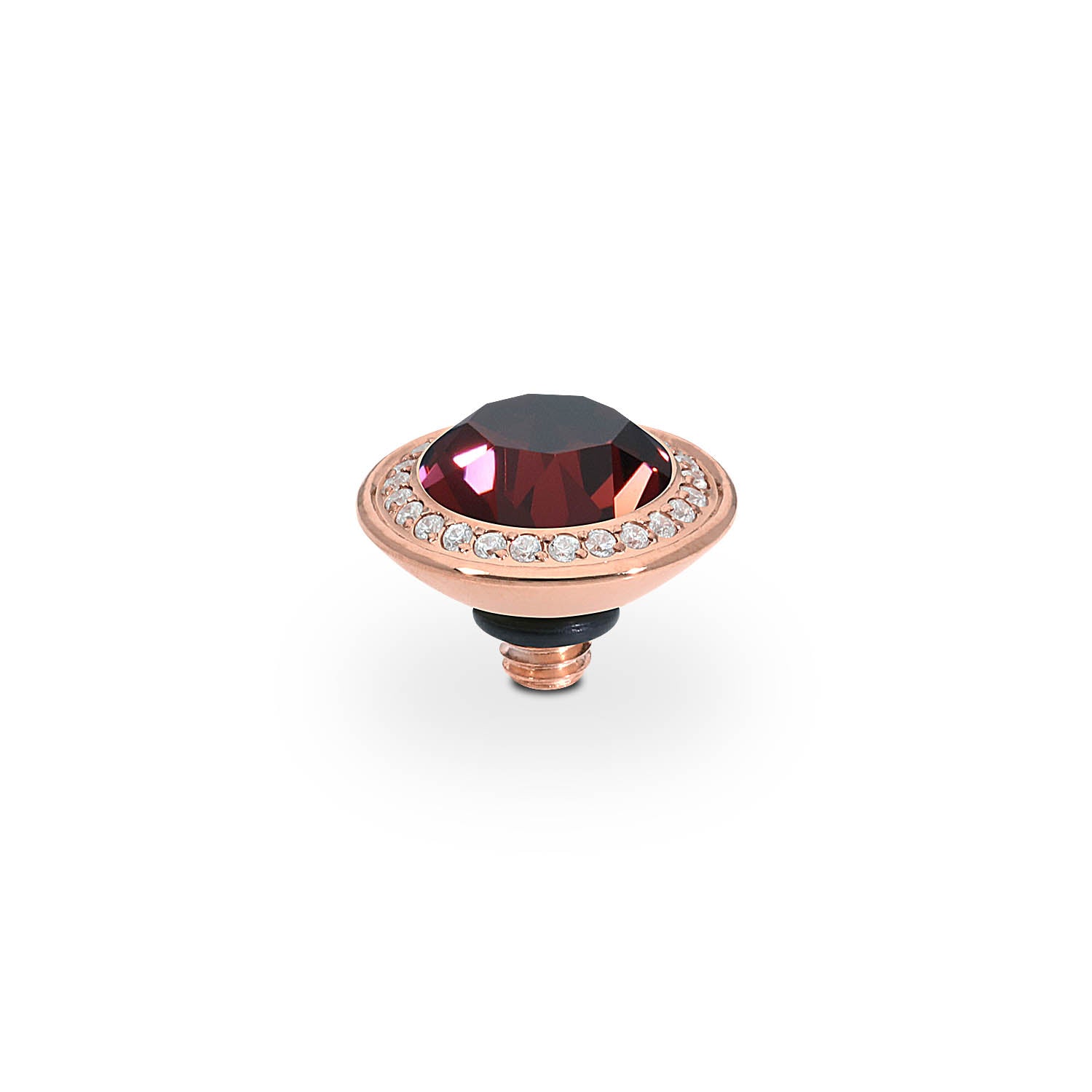 Tondo Deluxe Top 9 mm - Roségold Burgundy