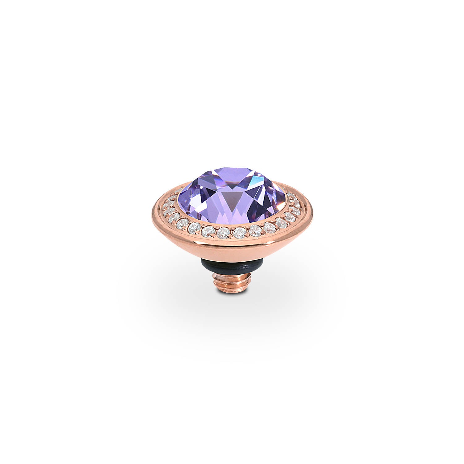 Tondo Deluxe Top 9 mm - Roségold Violet