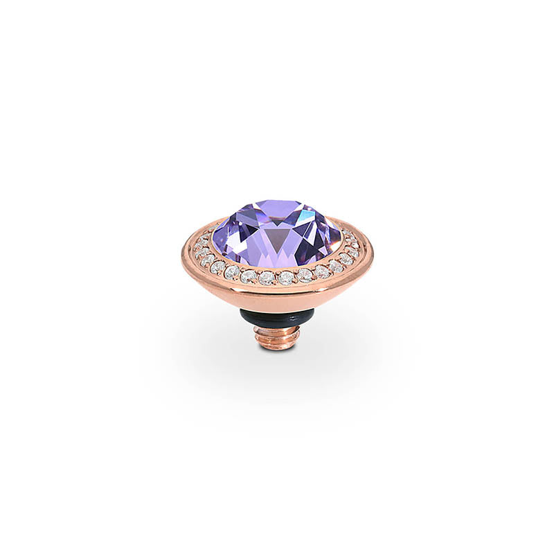 Tondo Deluxe Top 9 mm - Roségold Violet