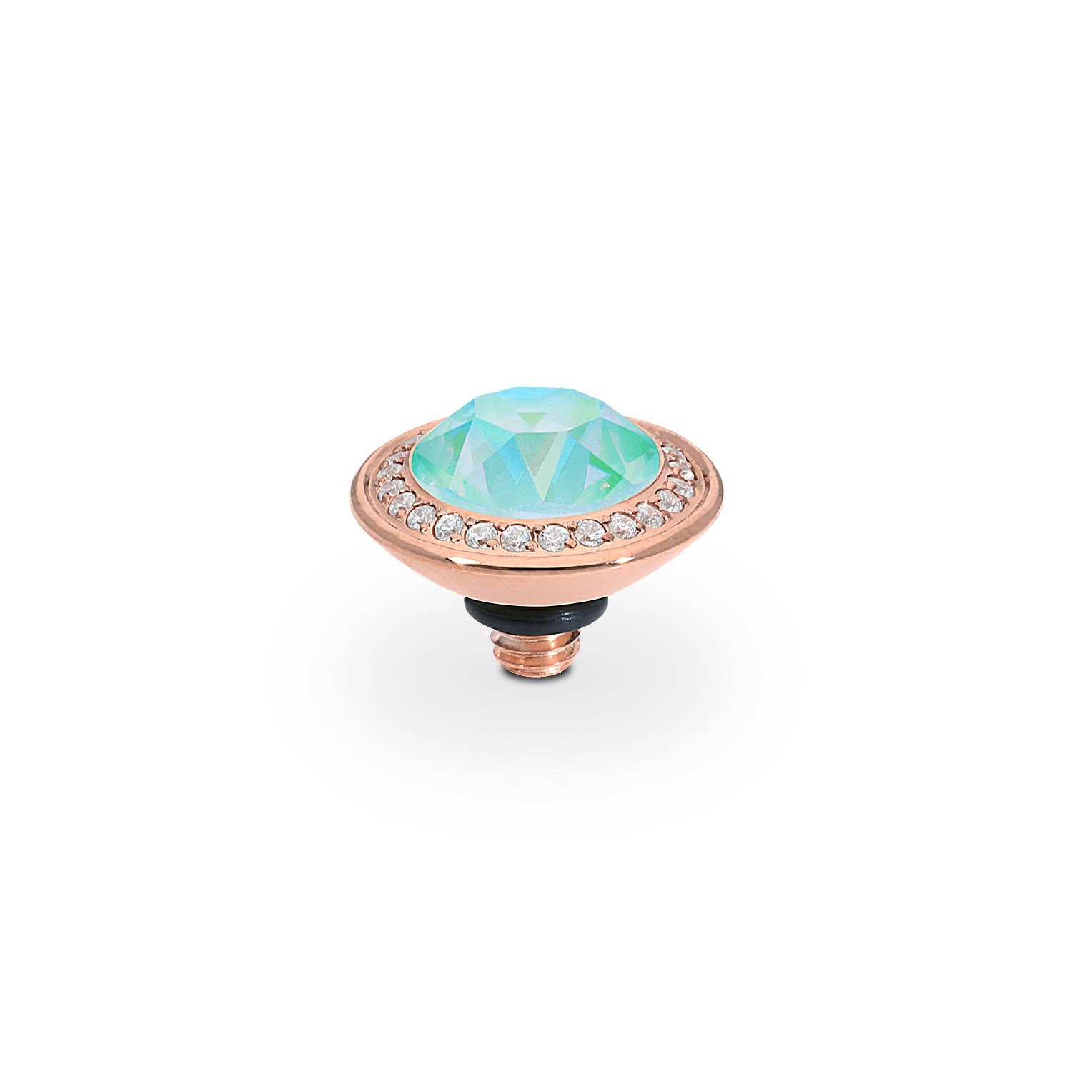 Tondo Deluxe Top 9 mm - Roségold silky sage delite