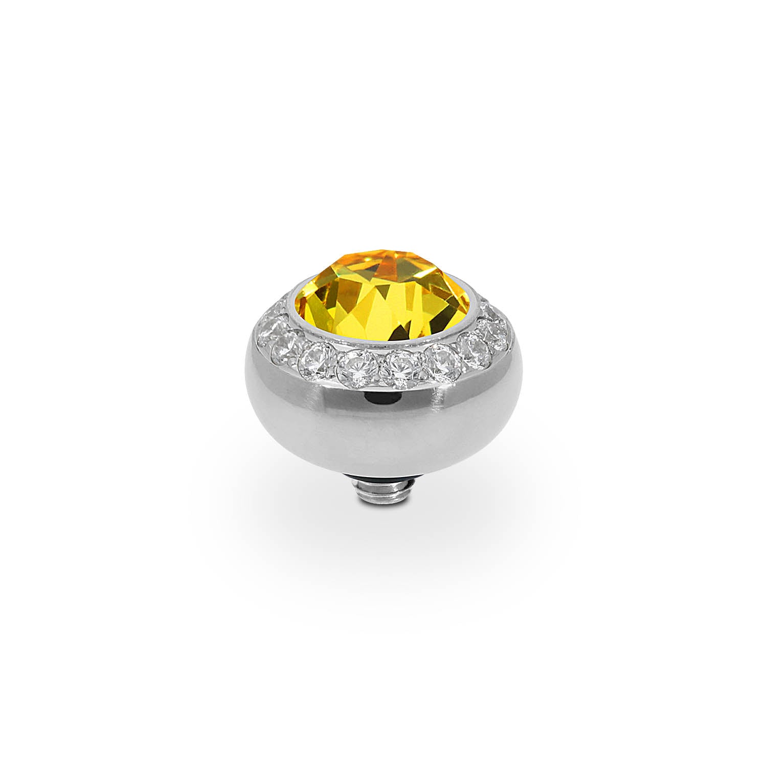Tondo Deluxe Top 10 mm - Silber light topaz