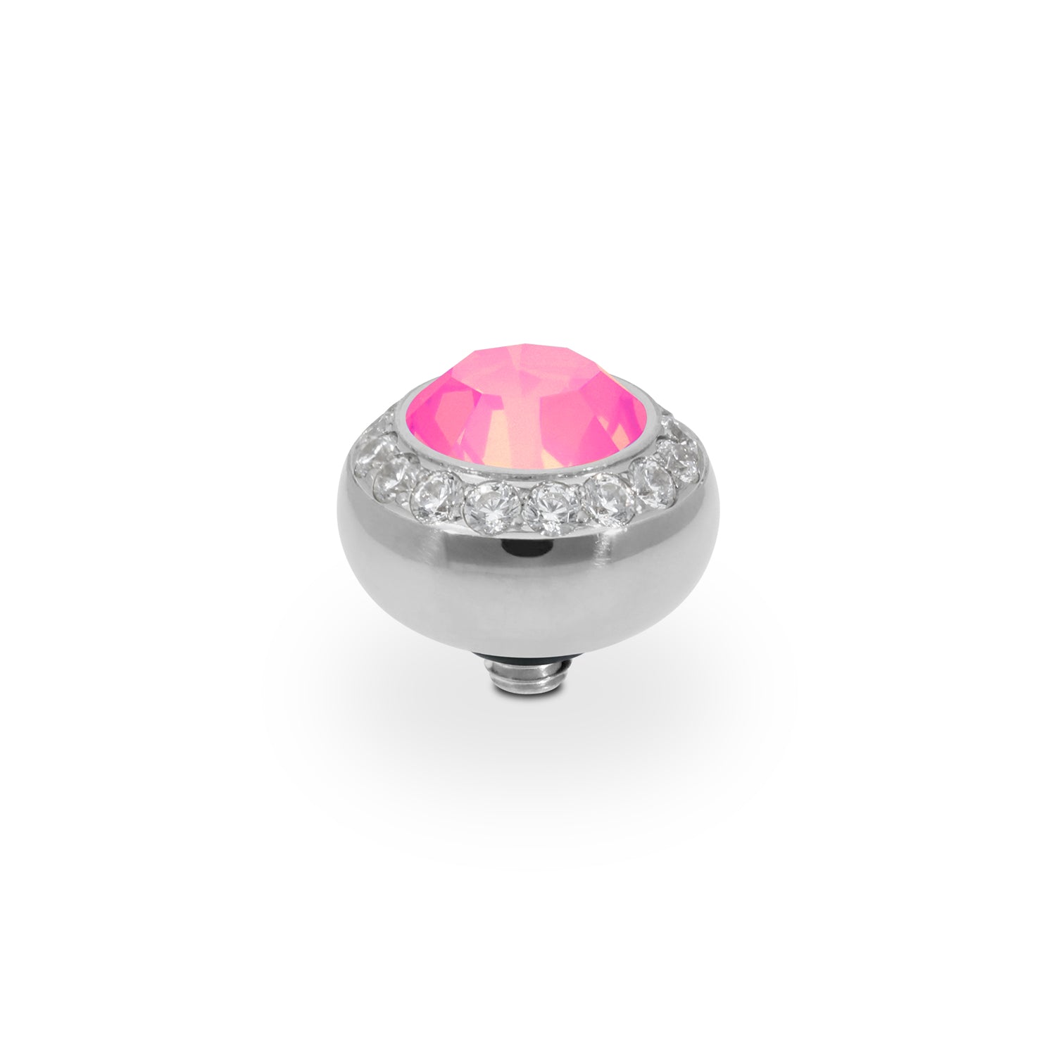 Tondo Deluxe Top 10 mm - Silber Crystal Dahlia Ignite