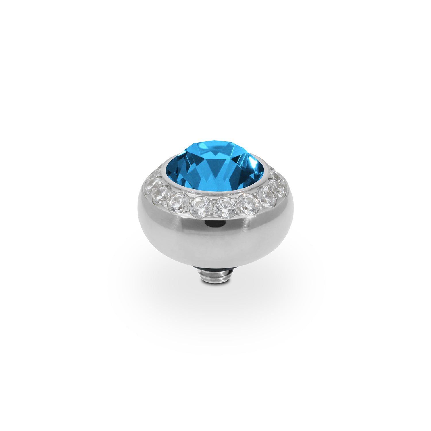 Tondo Deluxe Top 10 mm - Silber Denim Blue