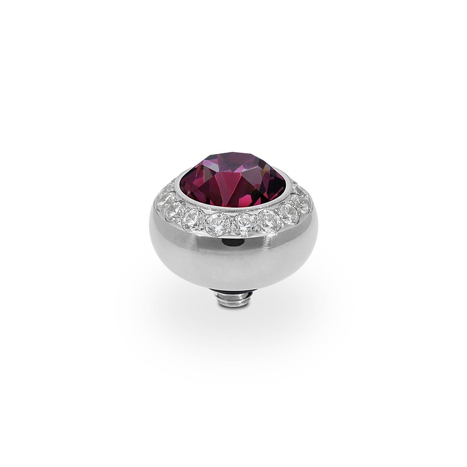 Tondo Deluxe Top 10 mm - Silber amethyst