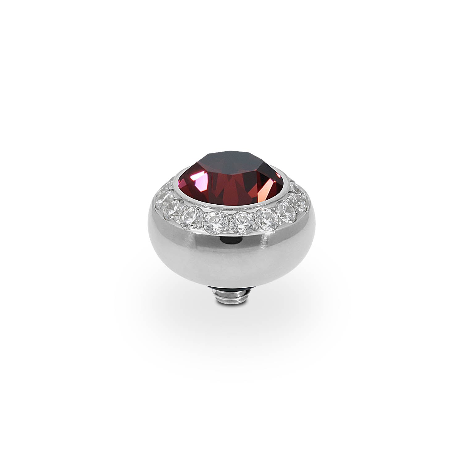 Tondo Deluxe Top 10 mm - Silber Burgundy