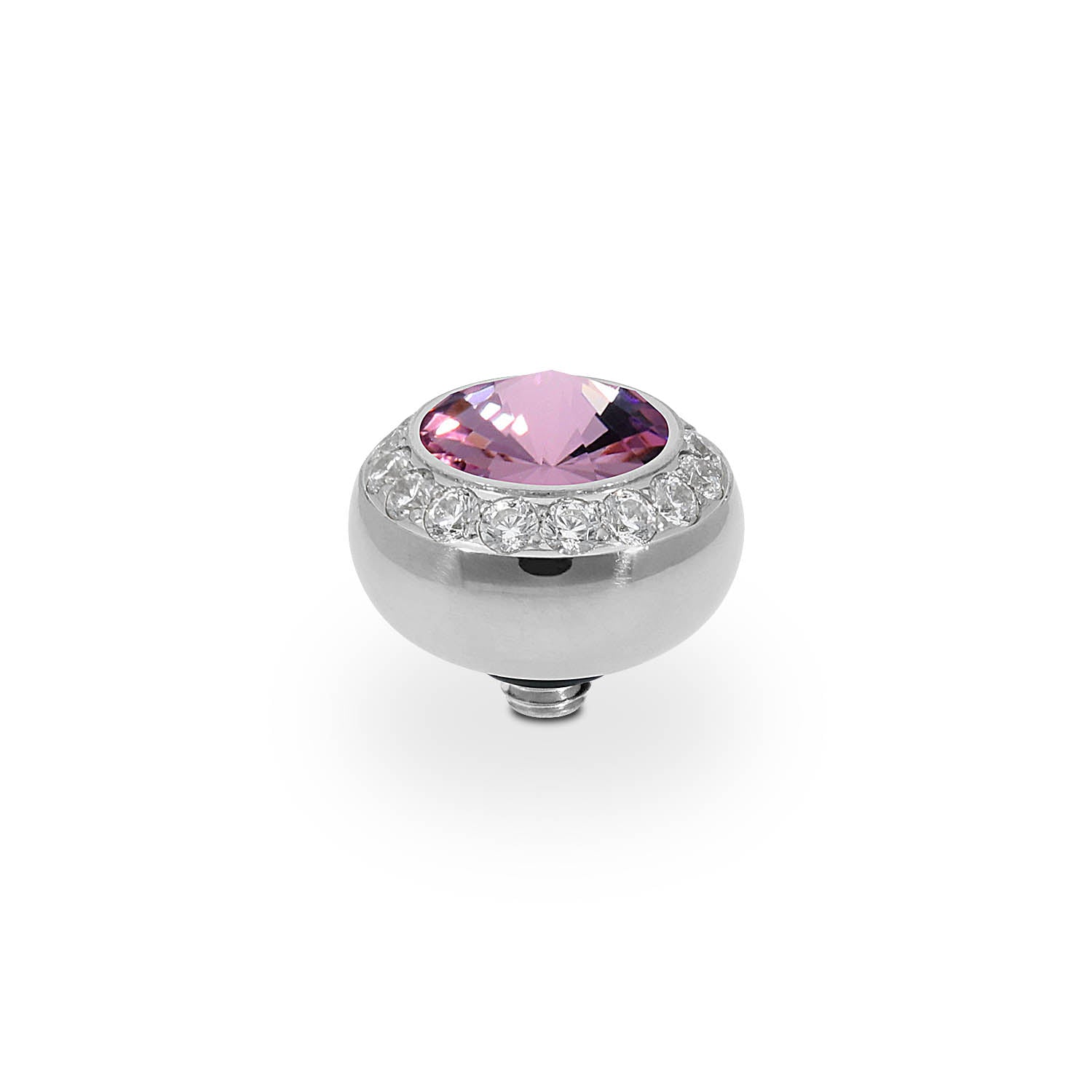 Tondo Deluxe Top 10 mm - Silber light amethyst