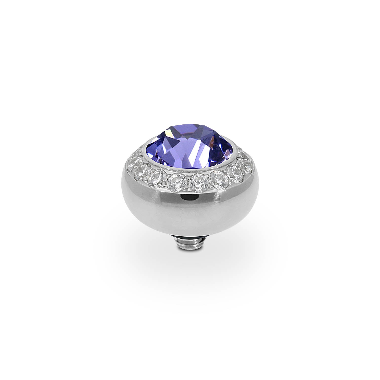 Tondo Deluxe Top 10 mm - Silber tanzanite