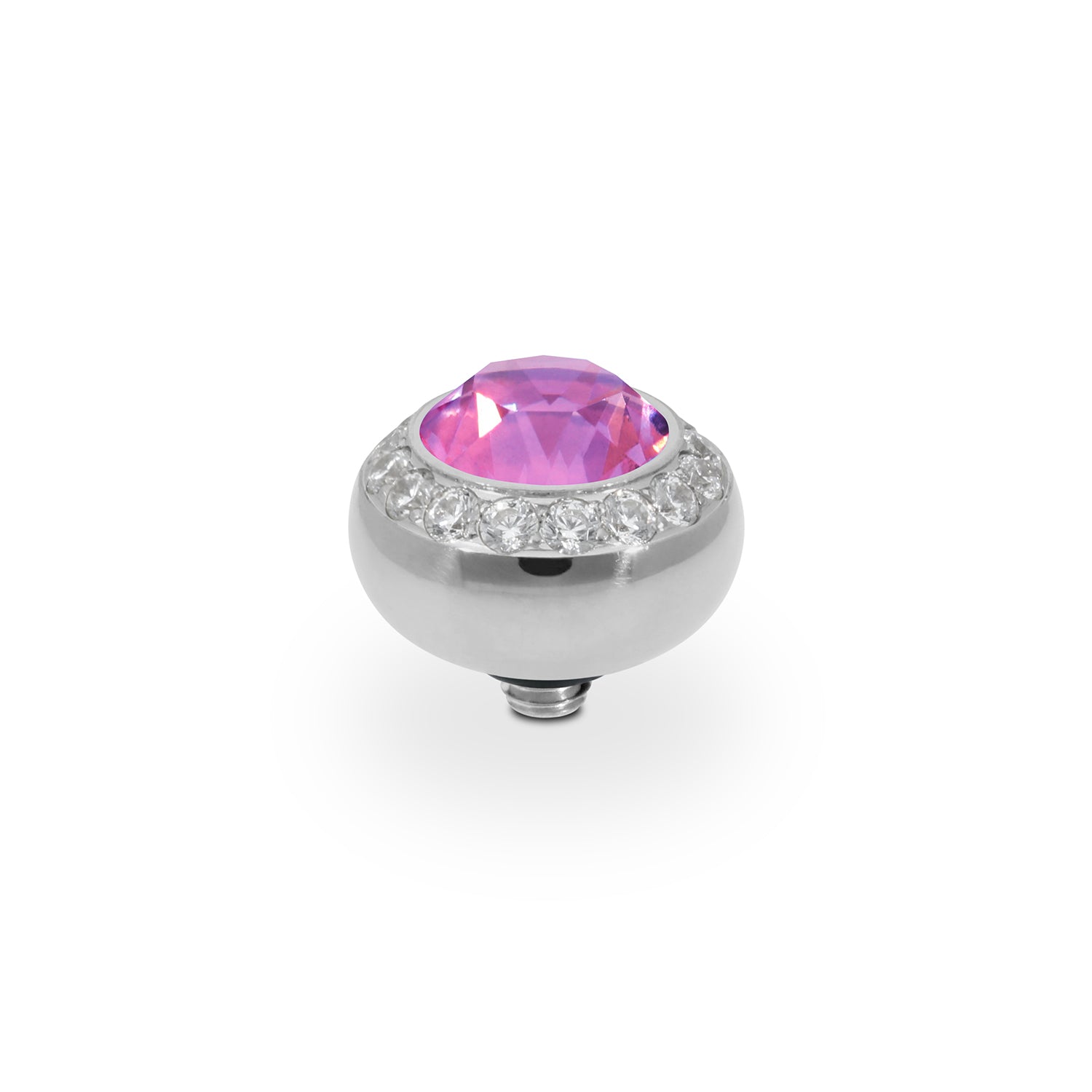 Tondo Deluxe Top 10 mm - Silber Crystal Orchid Ignite