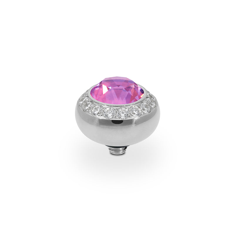 Tondo Deluxe Top 10 mm - Silber Crystal Orchid Ignite