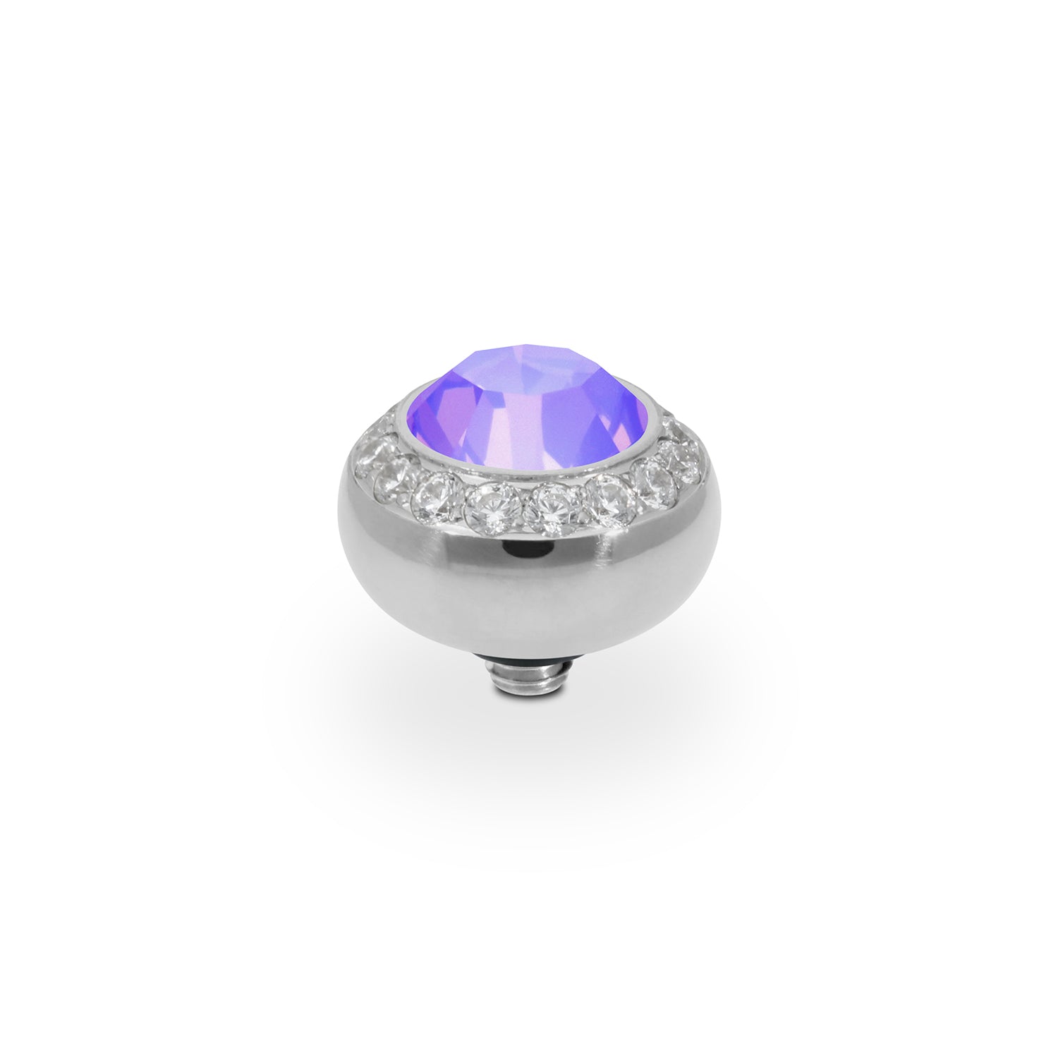 Tondo Deluxe Top 10 mm - Silber Crystal Purple Ignite
