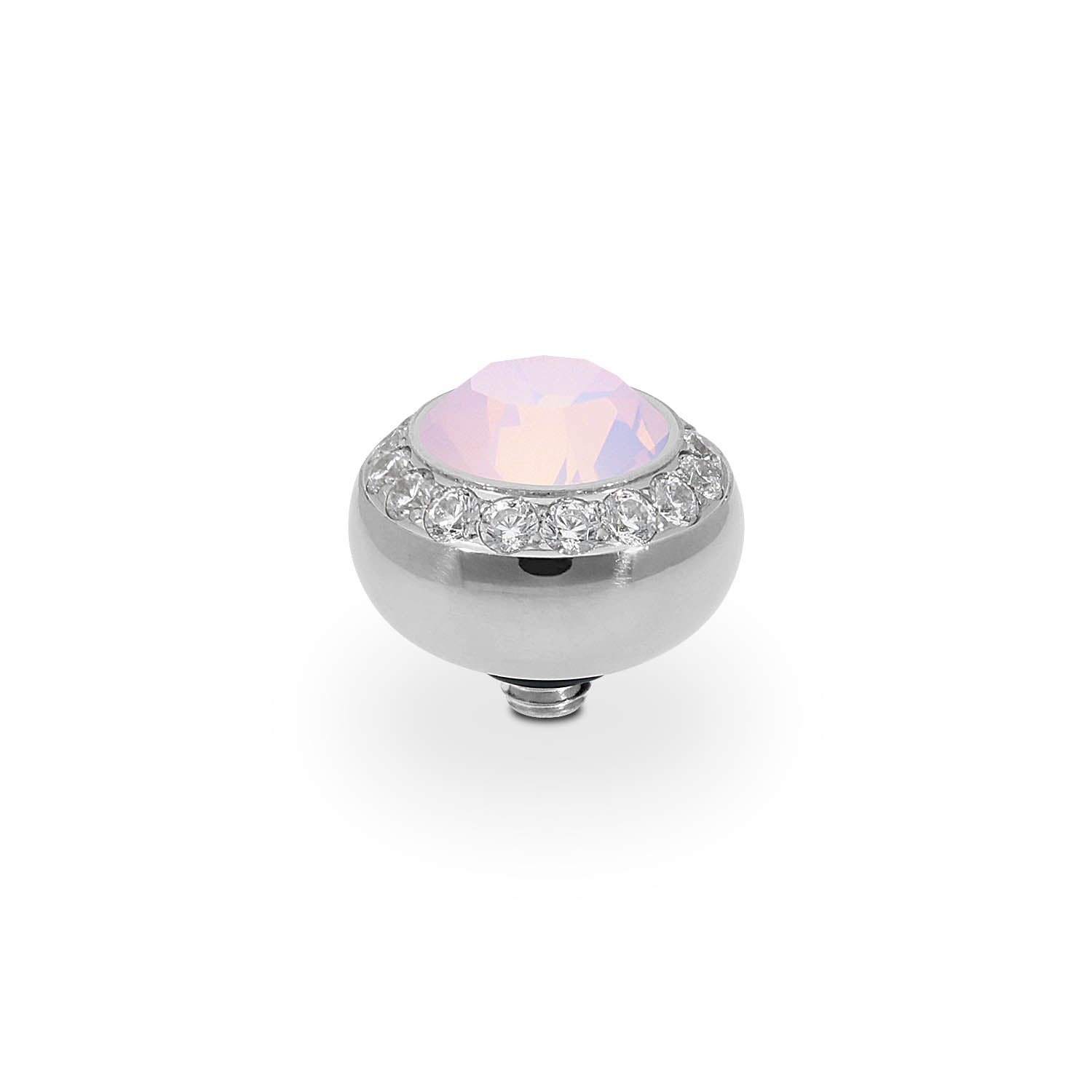 Tondo Deluxe Top 10 mm - Silber rose opal