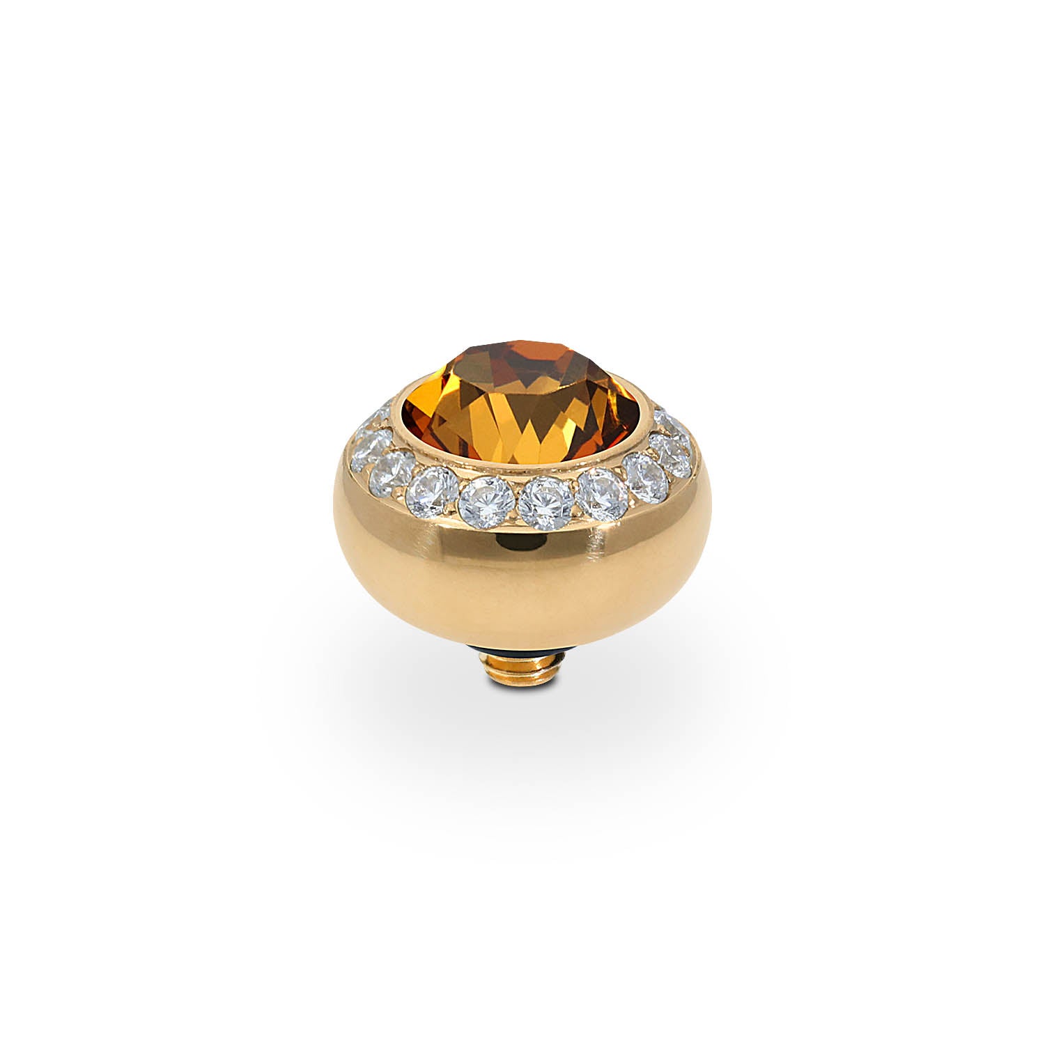 Tondo Deluxe Top 10 mm - Gold light amber