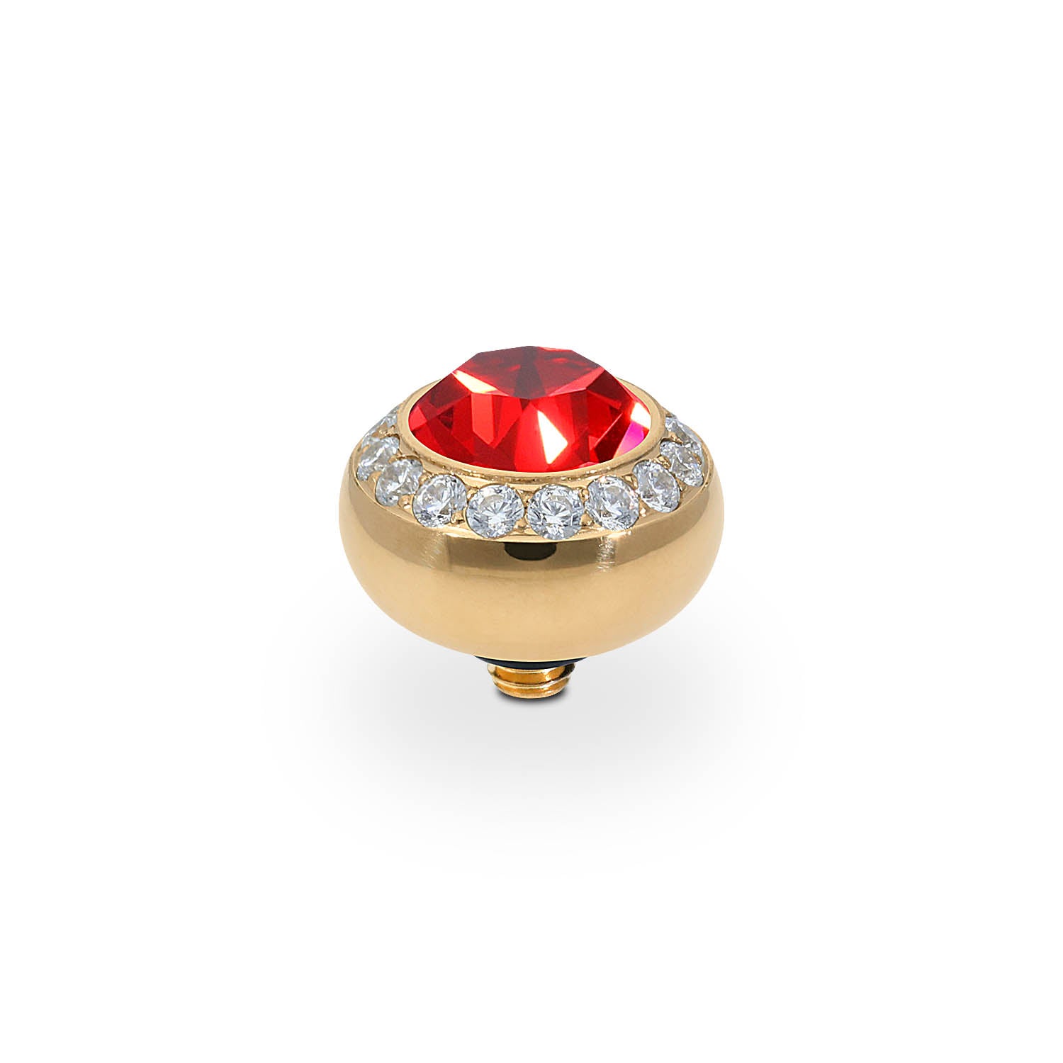 Tondo Deluxe Top 10 mm - Gold scarlet