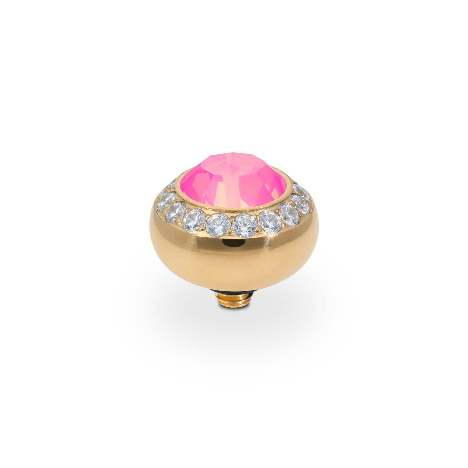 Tondo Deluxe Top 10 mm - Gold Crystal Dahlia Ignite
