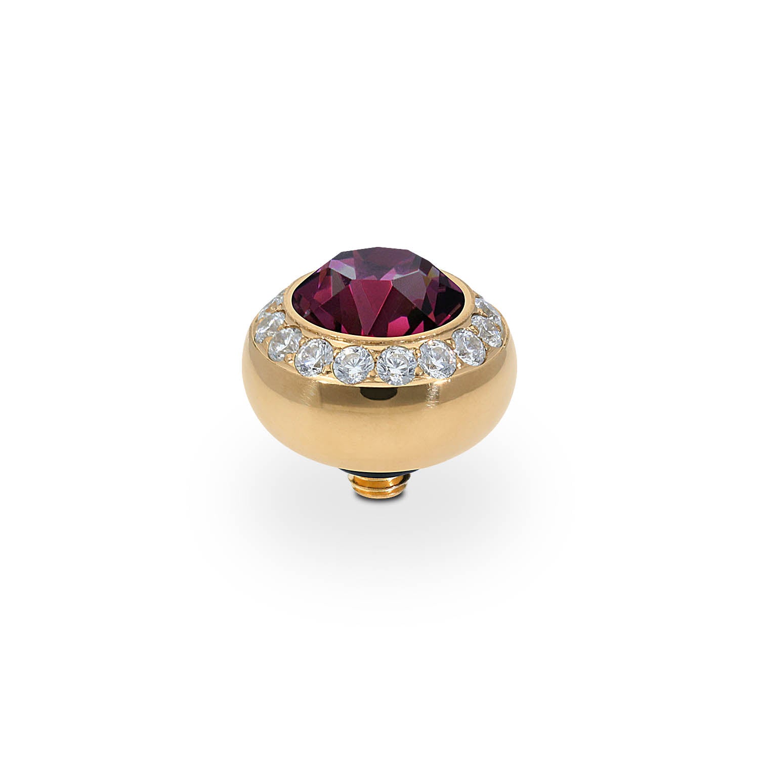 Tondo Deluxe Top 10 mm - Gold amethyst
