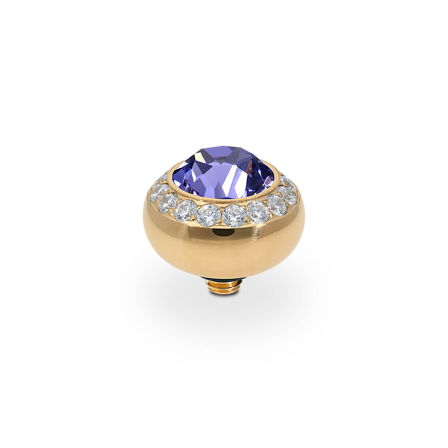 Tondo Deluxe Top 10 mm - Gold tanzanite