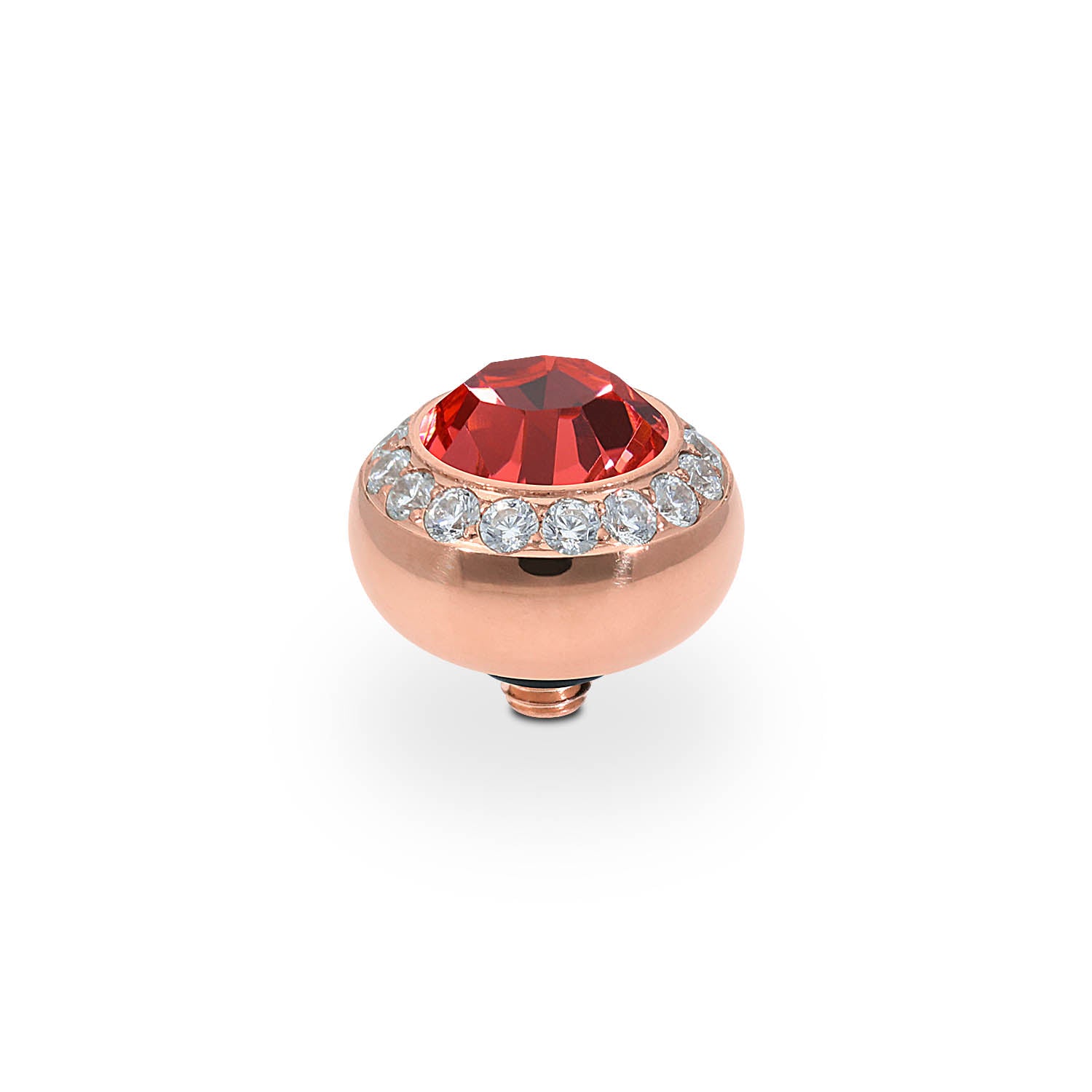 Tondo Deluxe Top 10 mm - Roségold padparadscha
