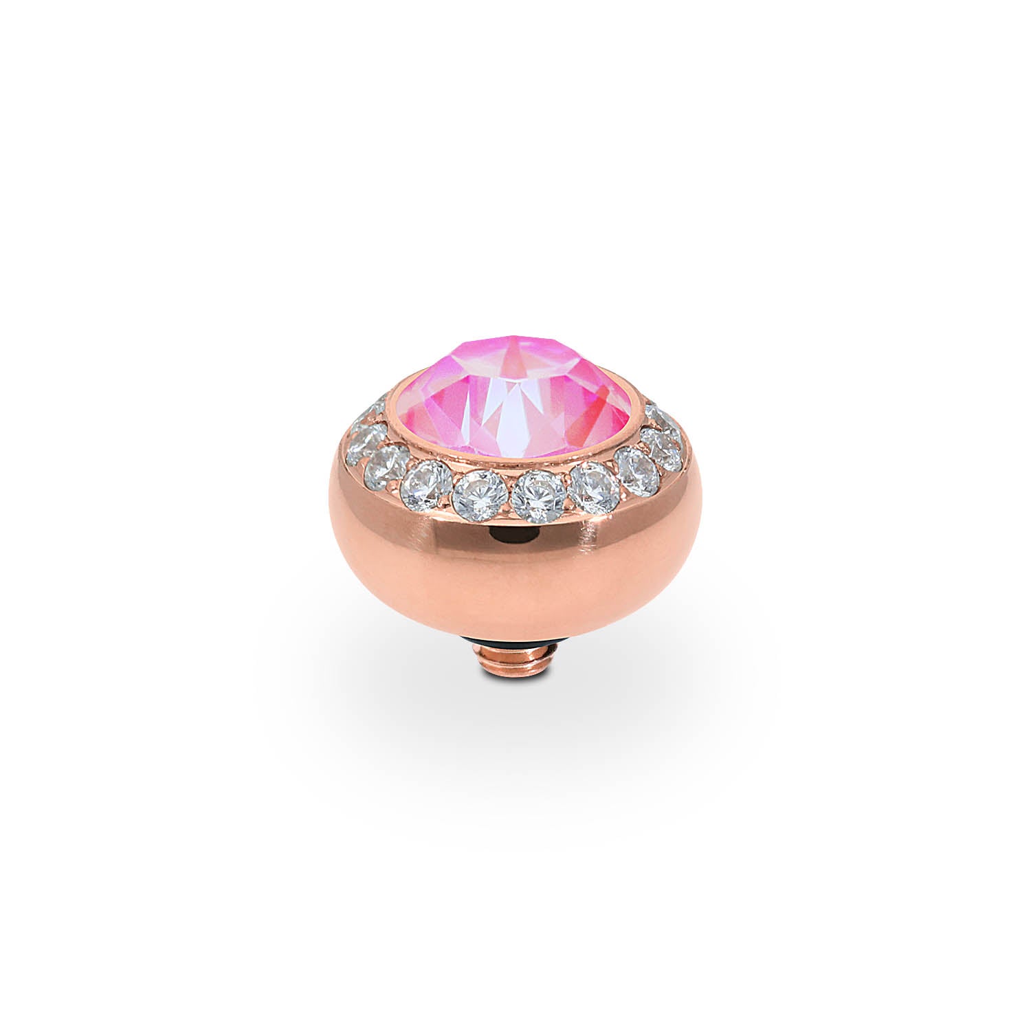 Tondo Deluxe Top 10 mm - Roségold lotus pink delite