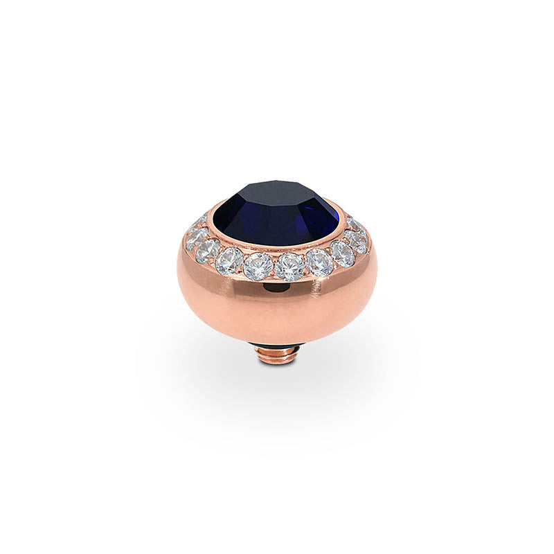 Tondo Deluxe Top 10 mm - Roségold Dark Indigo