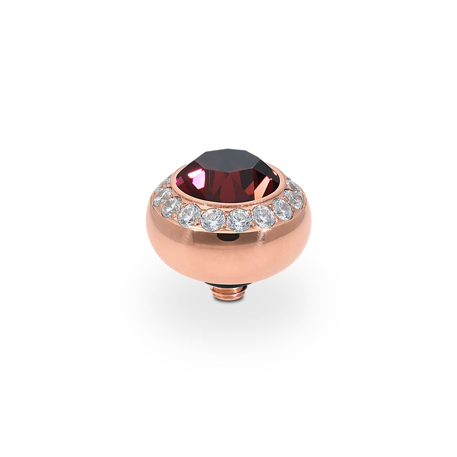 Tondo Deluxe Top 10 mm - Roségold Burgundy