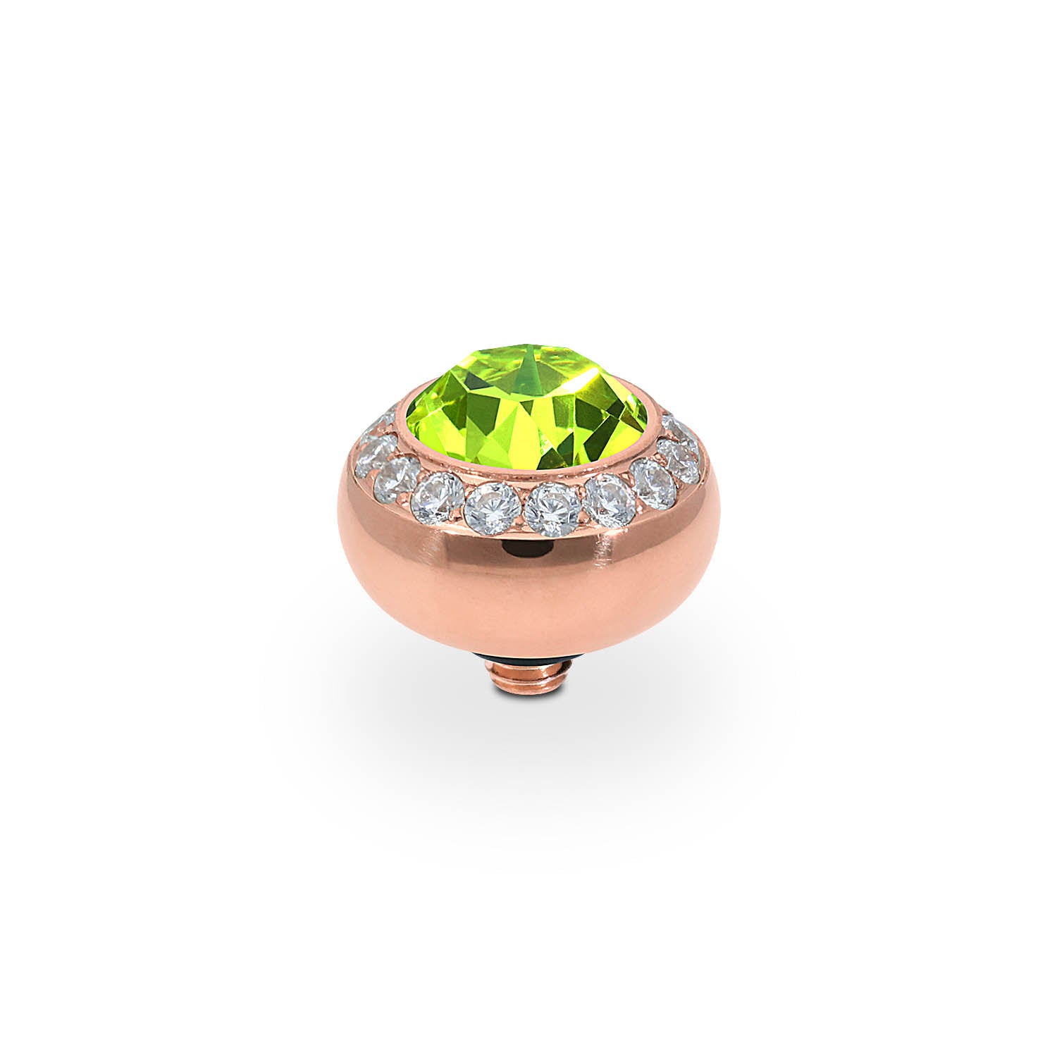 Tondo Deluxe Top 10 mm - Roségold Citrus Green